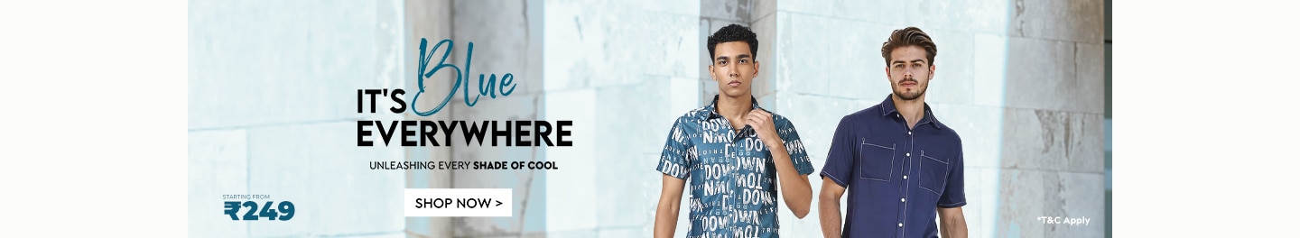 Men's Blue Styles Starting from MRP 249